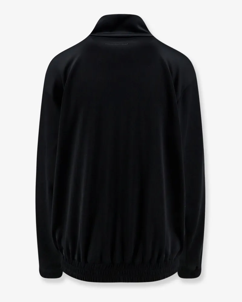 Maison Margiela Women's Sweatshirt Numeric Signature Black Polyester Sweatshirts Sweater Black