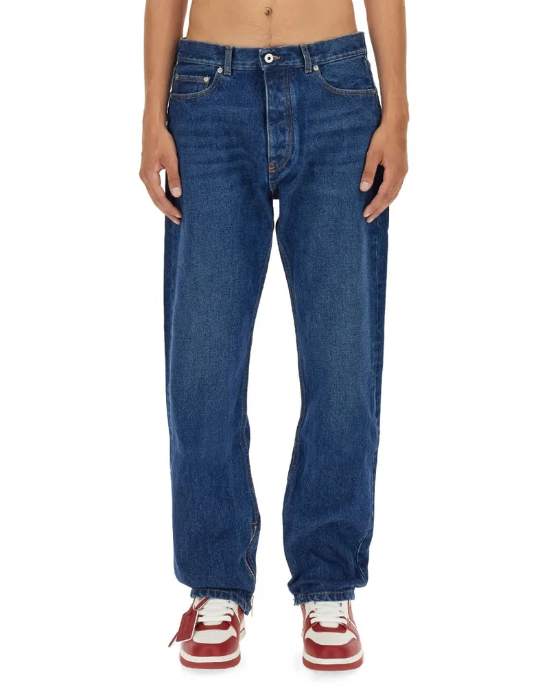 OFF-WHITE Skate Fit Jeans — Blue Blue