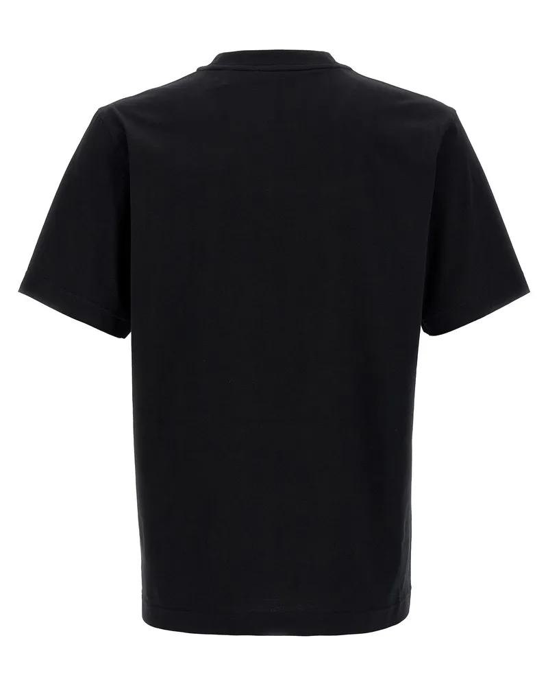 Burberry Men's Black Cotton T-Shirt Black