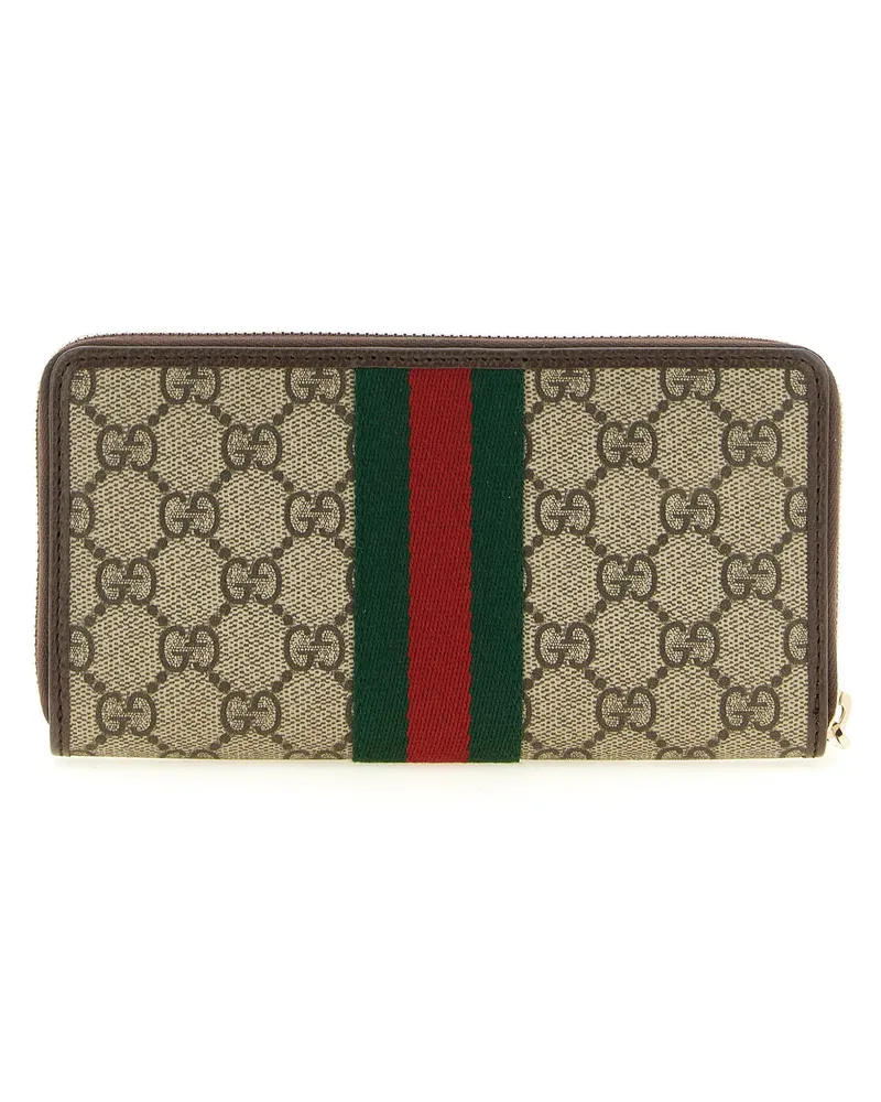 Gucci Ophidia Wallet — Beige Beige