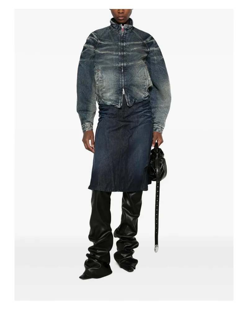 Diesel Cotton Denim Jacket — Blue Blue