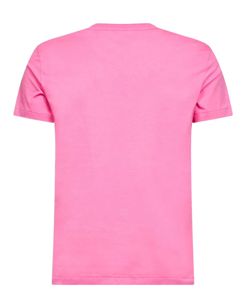 Ralph Lauren Custom Slim-Fit Crewneck T-Shirt — Pink Pink