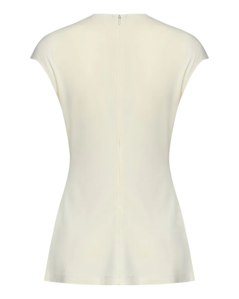 Totême Women's Jersey Top Ivory Viscose Tops Ivory