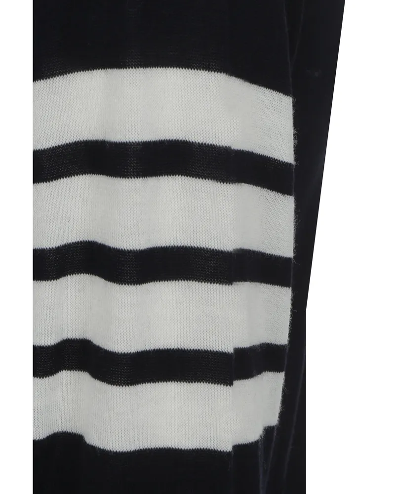 Thom Browne Men's Cardigan Navy Fleece Wool Sweater Navy