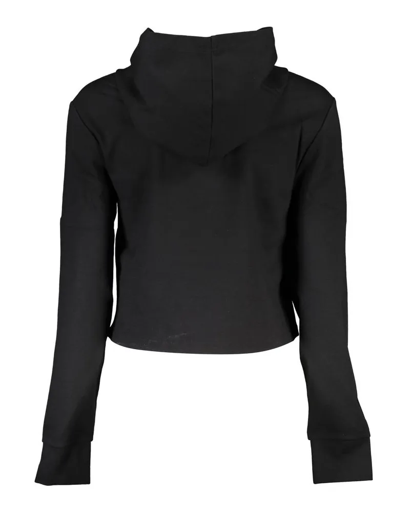 Calvin Klein Viscose-Blend Hoodie — Black Black