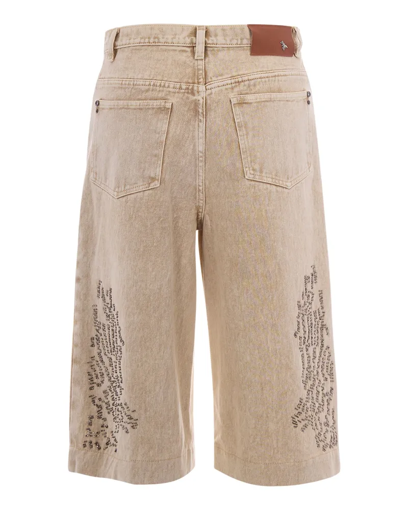 Patrizia Pepe Women's Shorts Washed Sand Beige
