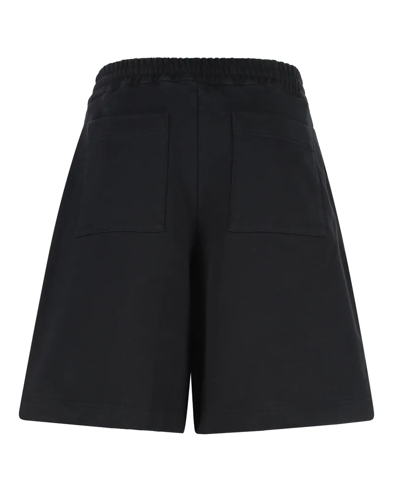 McQ Men Shorts Cotton Black Black
