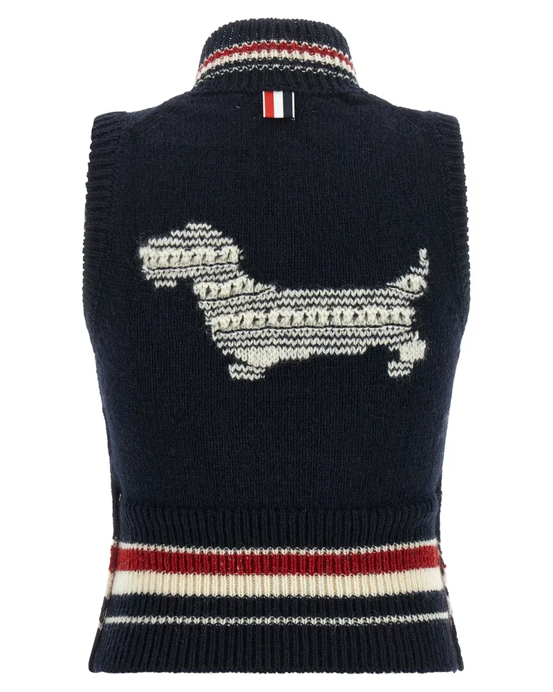 Thom Browne Hector Vest — Navy Navy