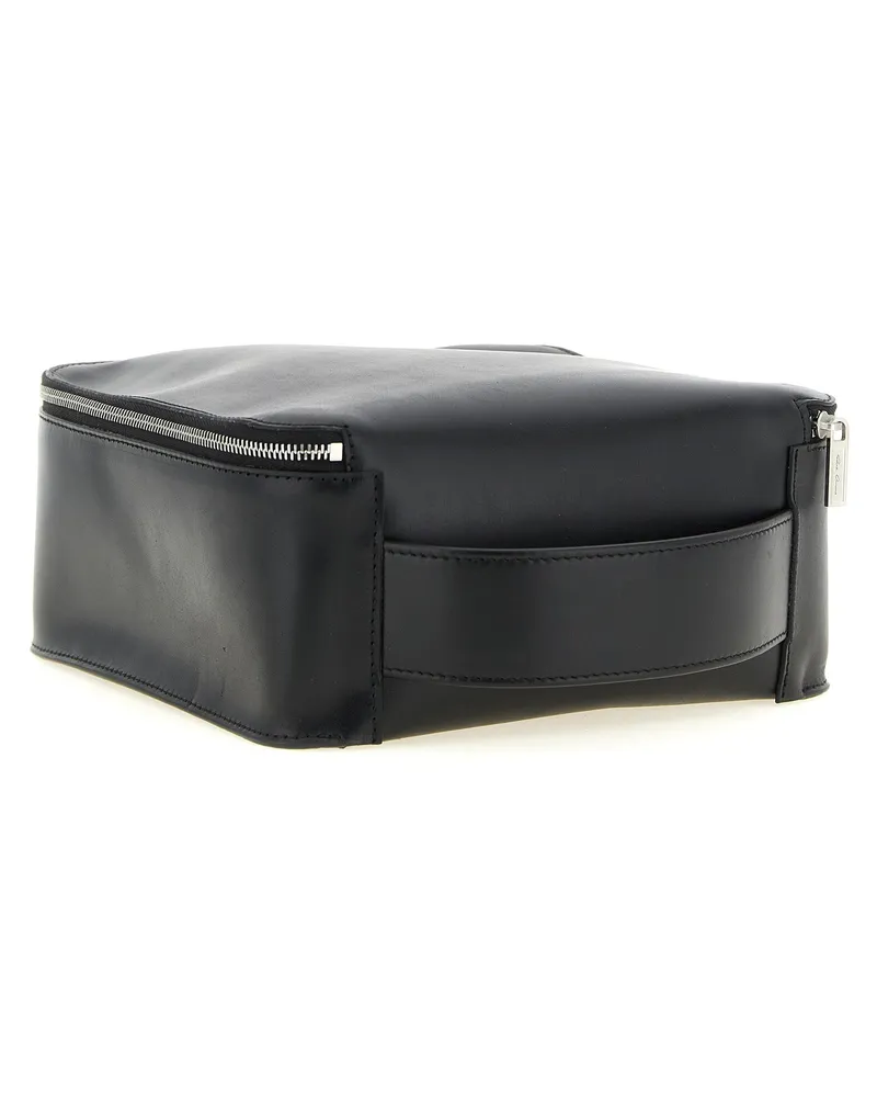 Rick Owens Calfskin Leather Clutch — Black Black