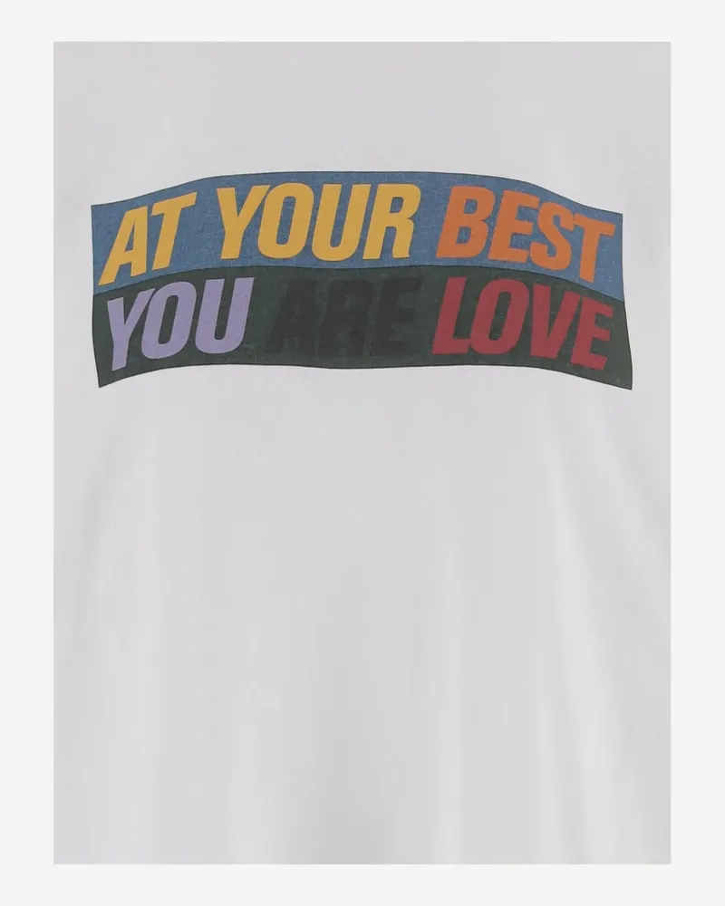 Sacai Women's T-Shirt Printed Cotton White T-Shirts & Jerseys White