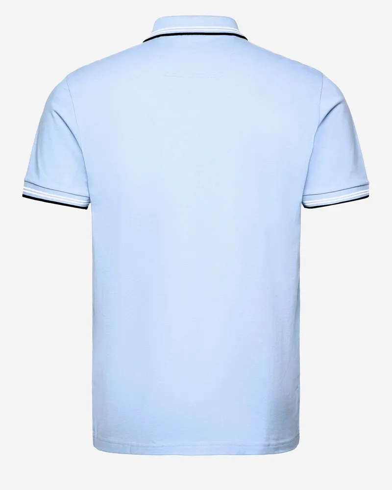 HUGO BOSS Stretch Cotton Polo — Blue Blue