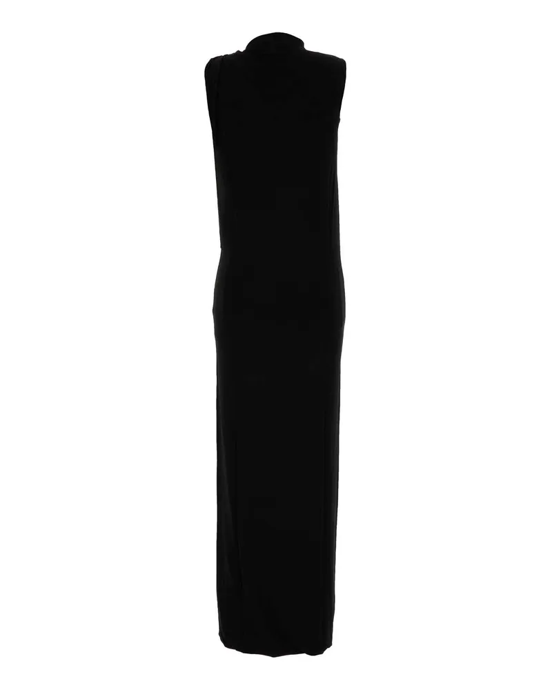 Jean Paul Gaultier Women Black Stretch Rayon Dress Abiti Black