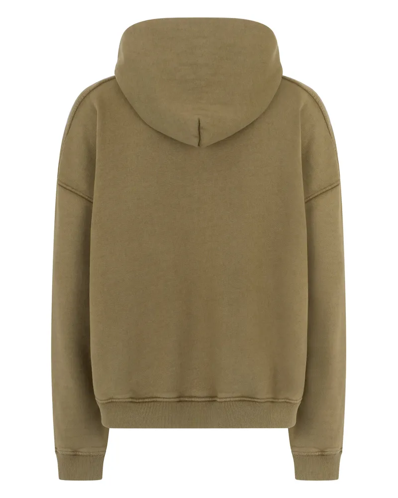 REPRESENT Men's Hooded Sweatshirt Khaki Cotton Jumpers Sweater Khaki