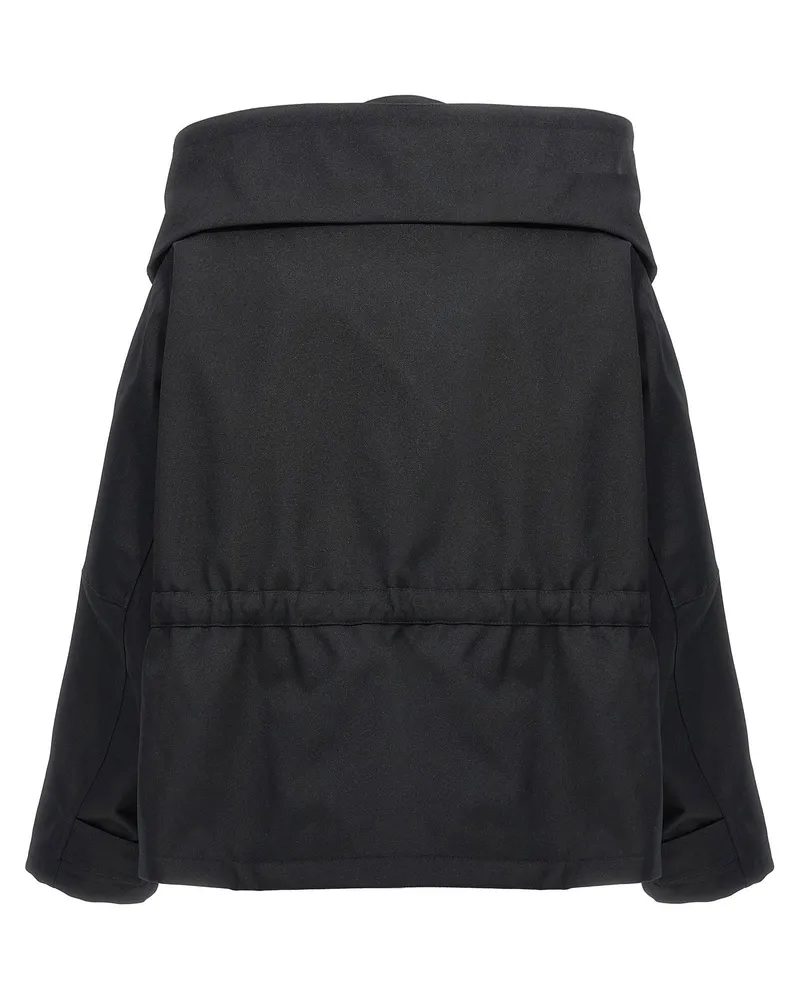 Balenciaga Oversized Canvas Jacket — Black Black