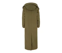 Women's Army Green Nylon Parka Cowo-Co Giubbini Jacket