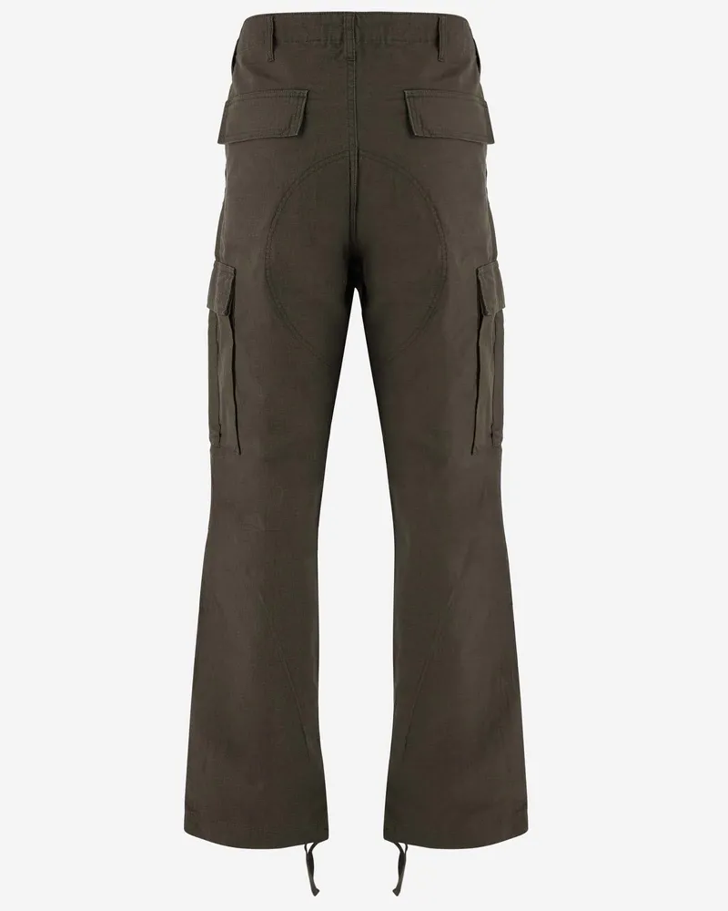 Carhartt WIP Men's Cargo Pants Regular Cotton Pinecone Trousers Brown