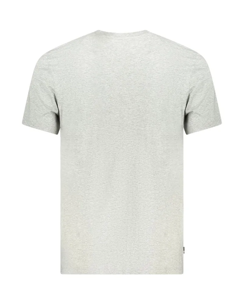 Timberland Logo-Print Cotton T-Shirt — Gray Gray