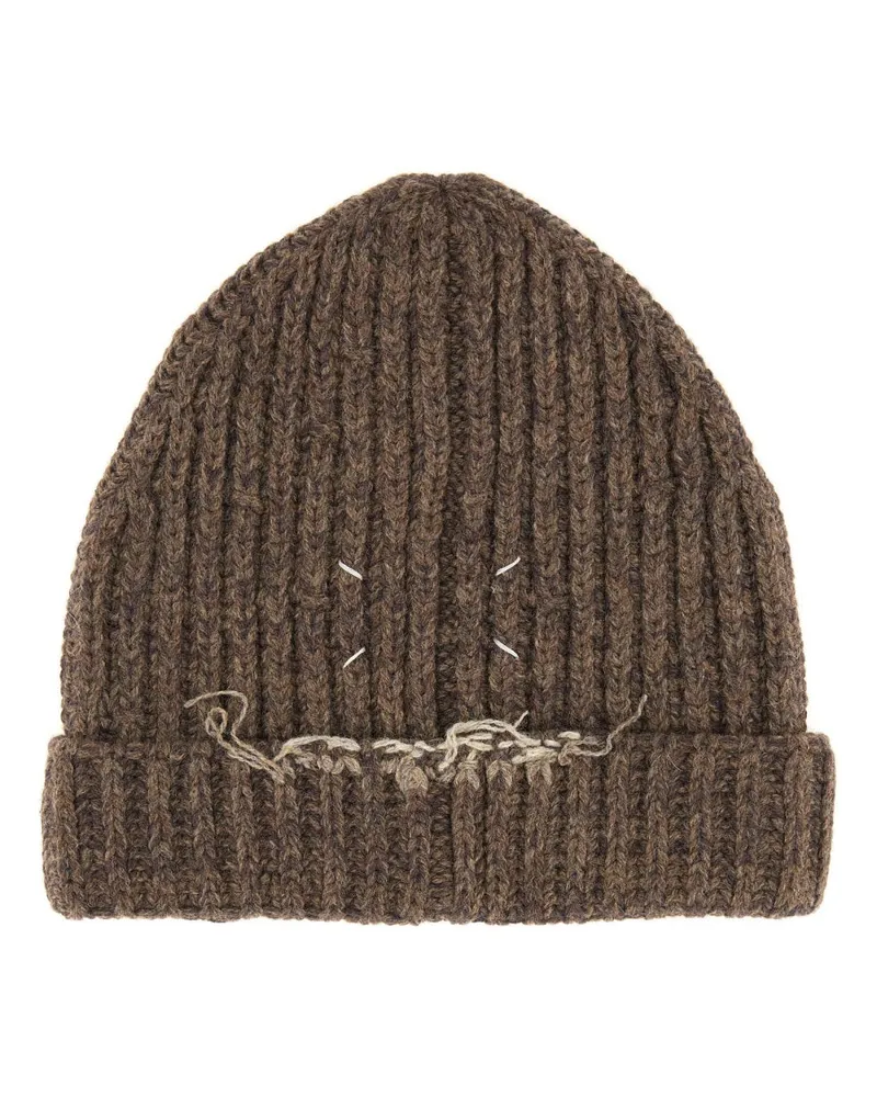 Maison Margiela S50TB0012_M13151144F Beanie — Brown Brown