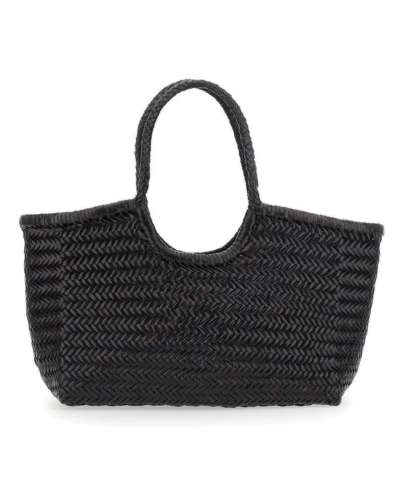 Dragon Diffusion Women's Tote Bag Nantucket Basket Big Brown Calf Leather Brown