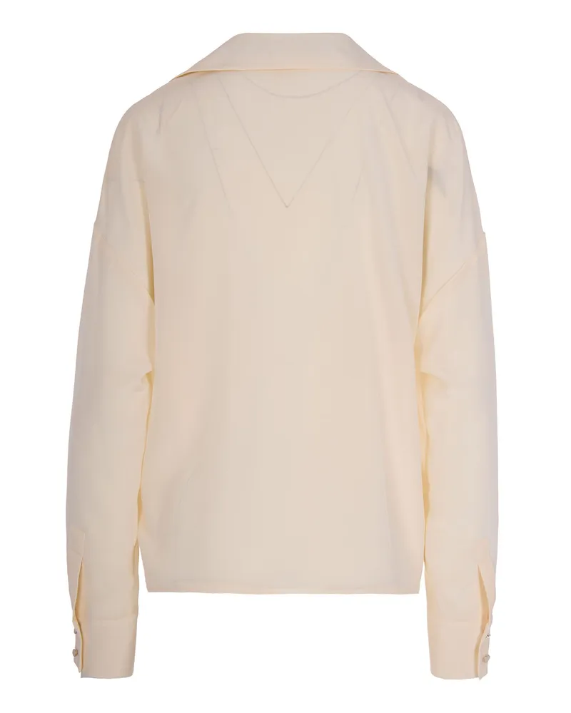Max Mara Women's Blouse Colono Beige Silk Shirt Beige