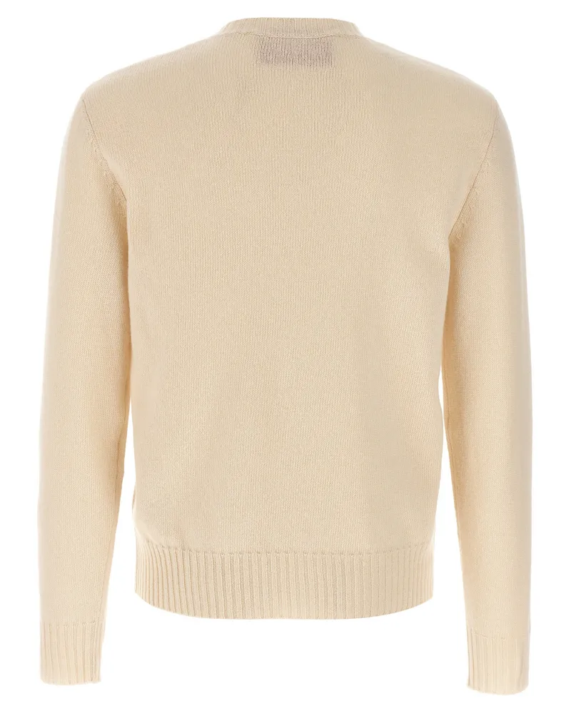 Valentino Garavani Men's Beige Virgin Wool Cardigan Clothing Beige