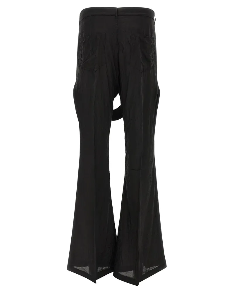 Rick Owens Men's Black Copper Flared Pants Black