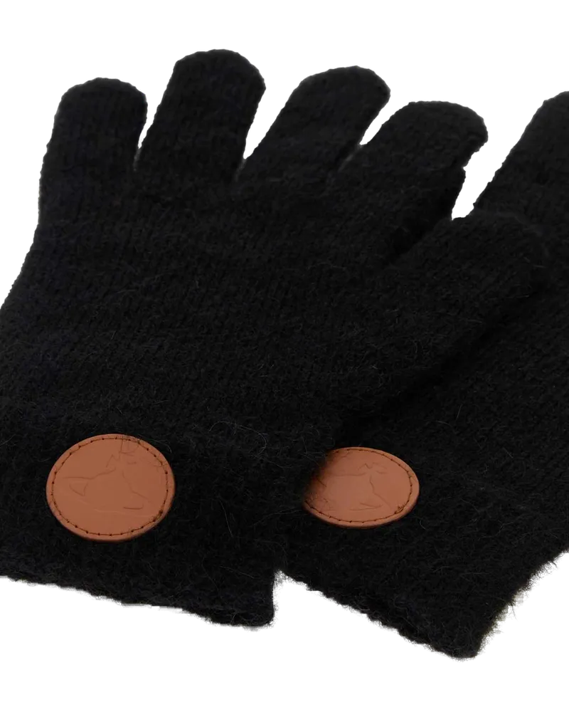 Vivienne Westwood Fluffy Gloves — Black Black