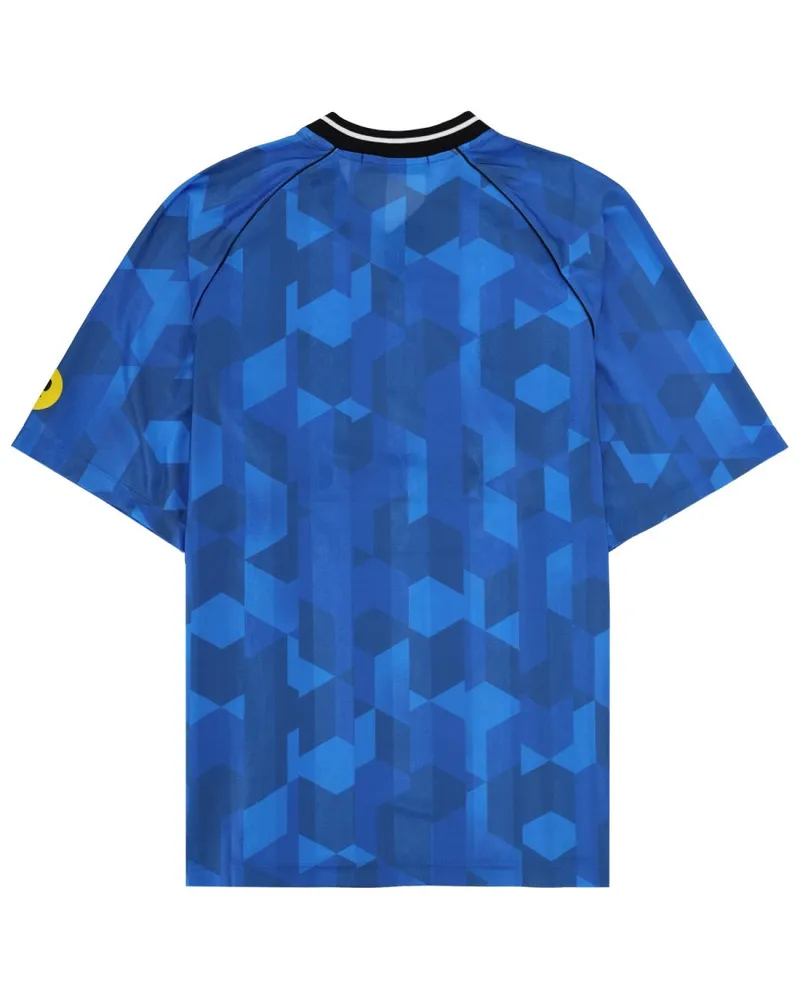 BARROW Logo-Print T-Shirt — Blue Blue