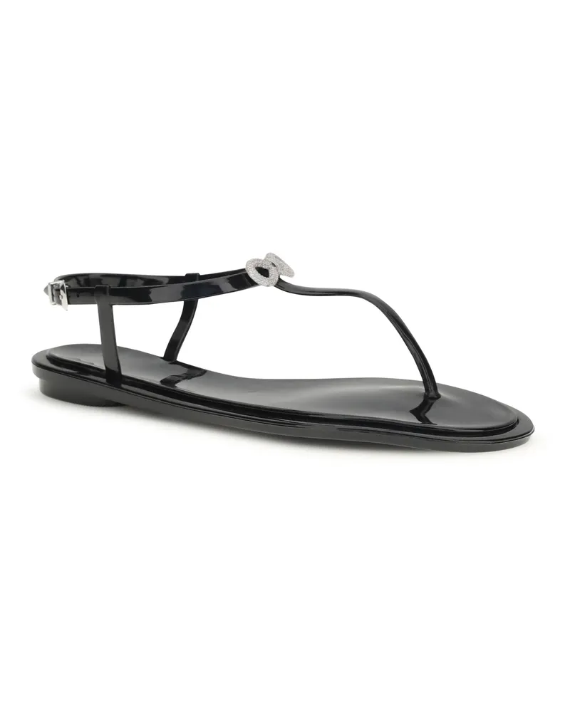 Mach & Mach Women's Double Bow Sandals Black Upper: Rubber; Sole: Rubber Black