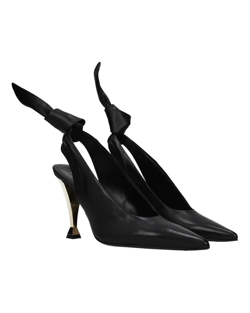 Givenchy Women's Black Leather High Heel Pumps Black