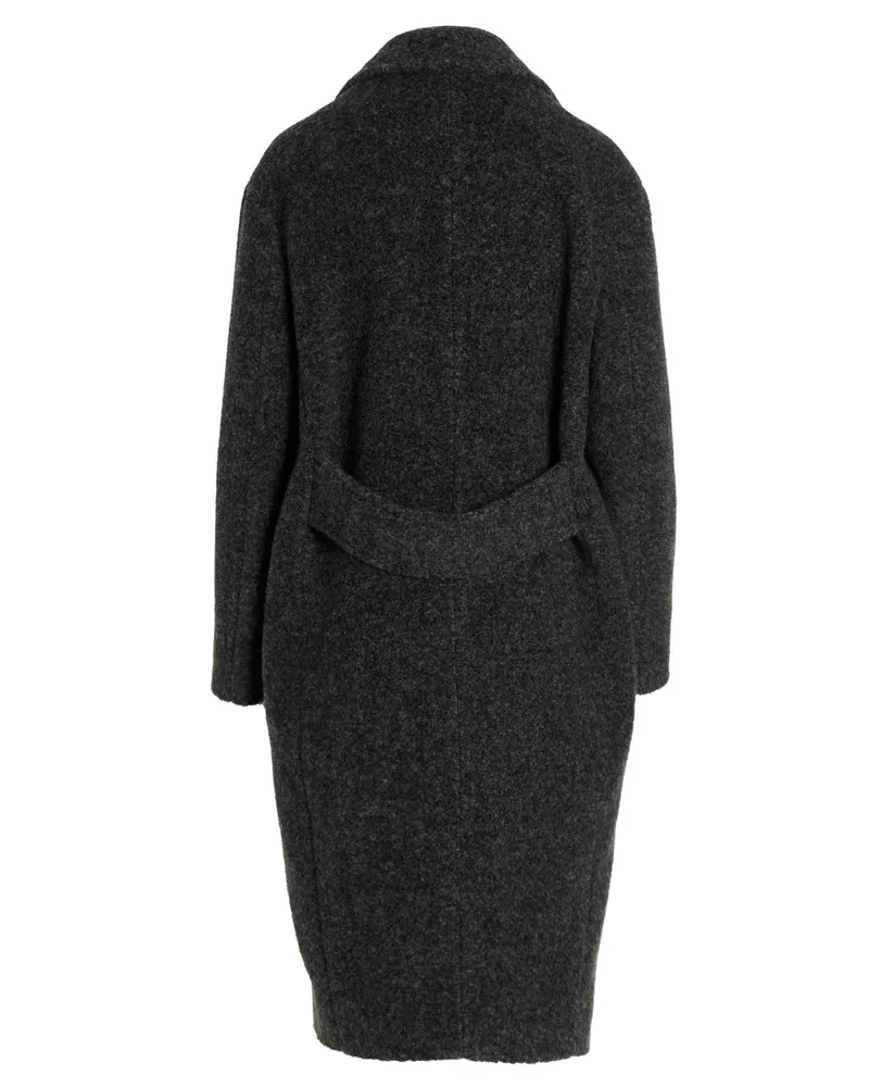 Maurizio Miri Cocoon Coat — Charcoal Charcoal