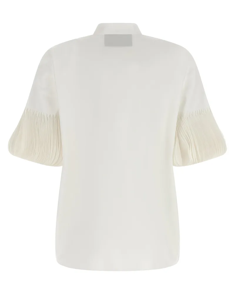 Valentino Garavani Women's White Cotton Blouse White