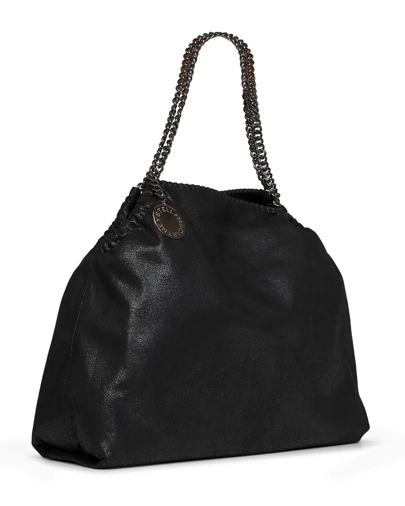 Stella McCartney Women's Drawstring Tote Bag Falabella Black Polyester Handbags Hand Black
