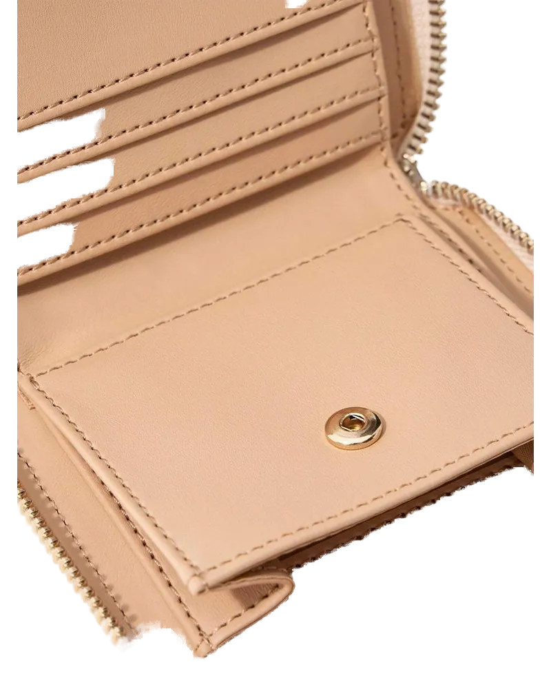 Guess Women's Wallet Vanilla Logo Polyurethane Bags Beige