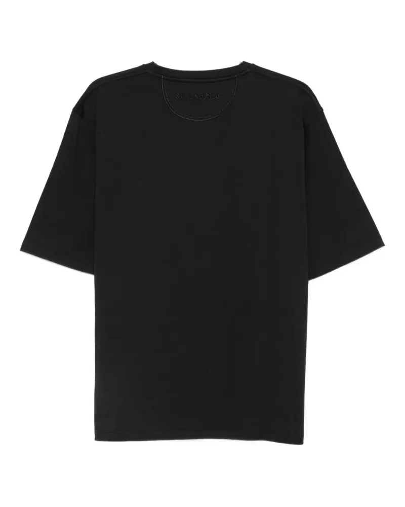 Stefano Ricci Men's Logo-Plaque T-Shirt Ss26 M Black
