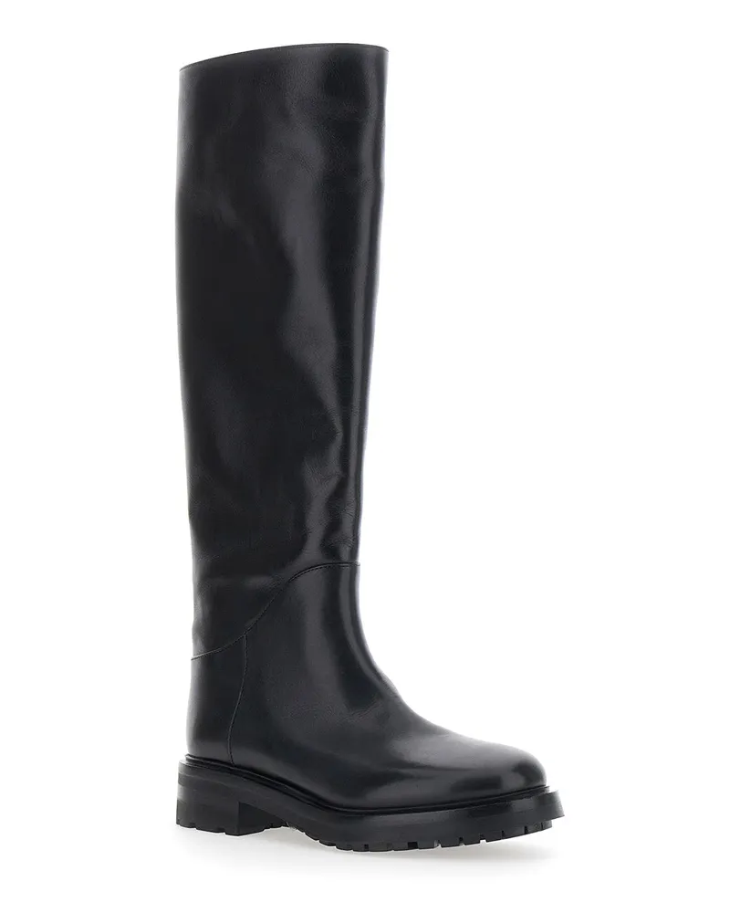 Strategia / JFK Women's Boots Marengo Leather Black Black