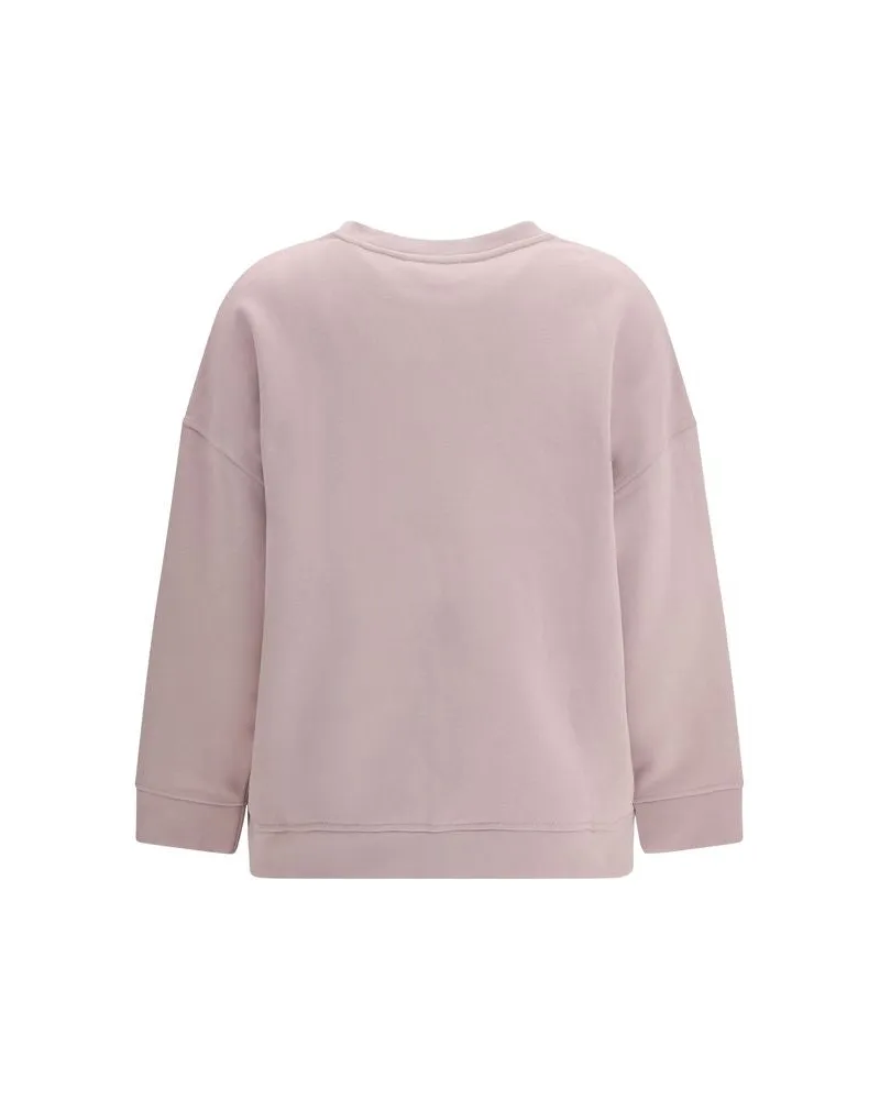 Max Mara Women Purple Cotton Sweatshirt Clothing Purple