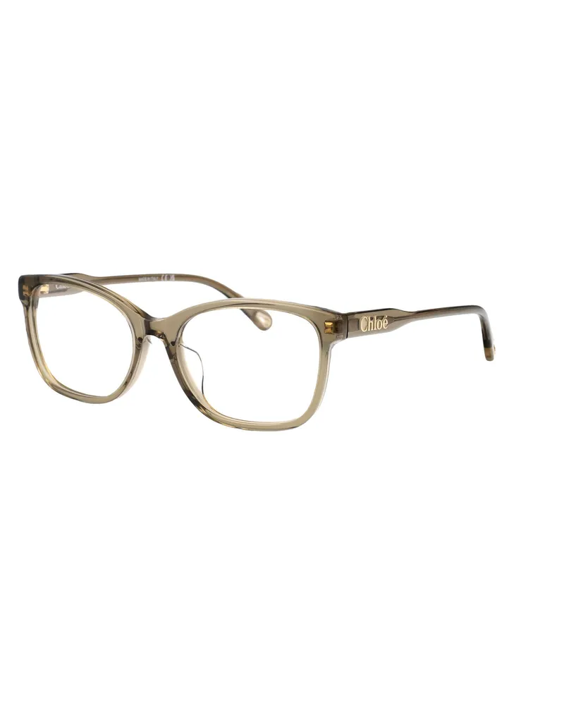 Chloé Women's Sunglasses Green-Transparent Acetate Green-Green-Transparent Glasses & Frames Green/green/transparent Green