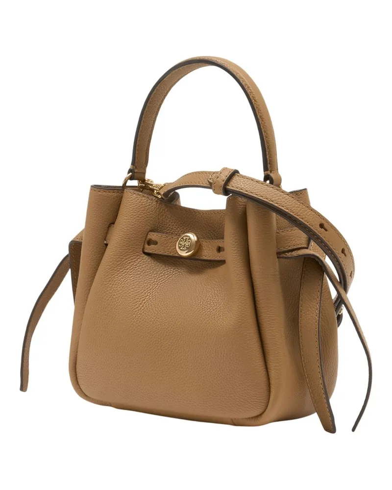 Tory Burch Women's Romy Mini Purse -  Leather Beige Calfskin Bags Crossbodies Beige