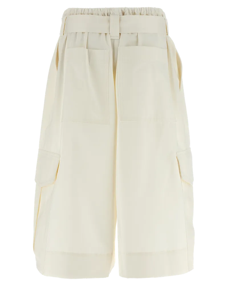 Zimmermann Women's White Cotton Bermuda Shorts White