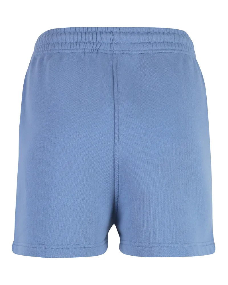 Kitsuné Women's Cotton Shorts Light Blue Blue