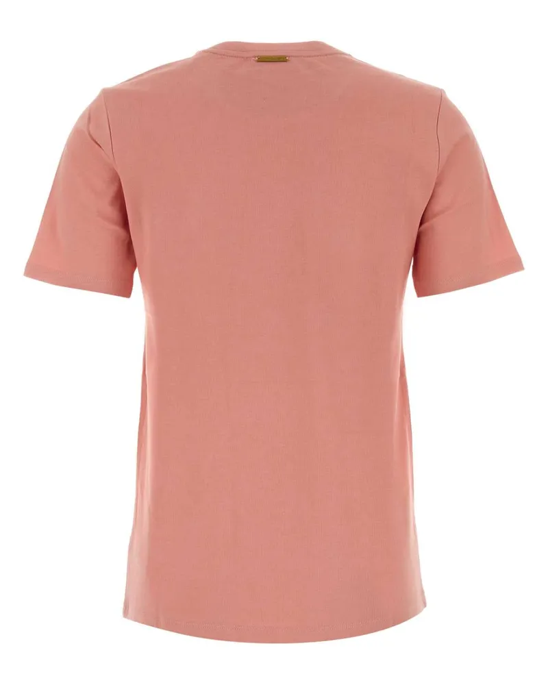 Michael Kors Women's Pink Cotton T-Shirt Primrose Exterior: Maglie Sweater Pink