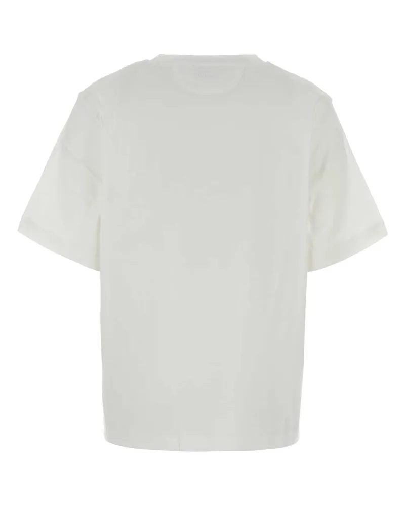 Herno Bianco Exterior: Cotton T-Shirt T-shirts And Polos White