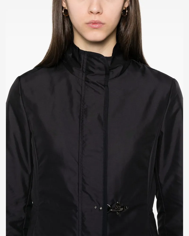 Fay Car Coat — Black Black