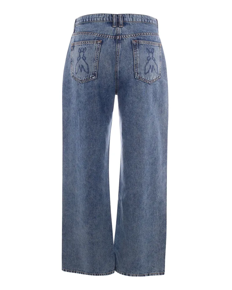 Patrizia Pepe Women's Jeans Warm Blue Wash New Cotton Blue