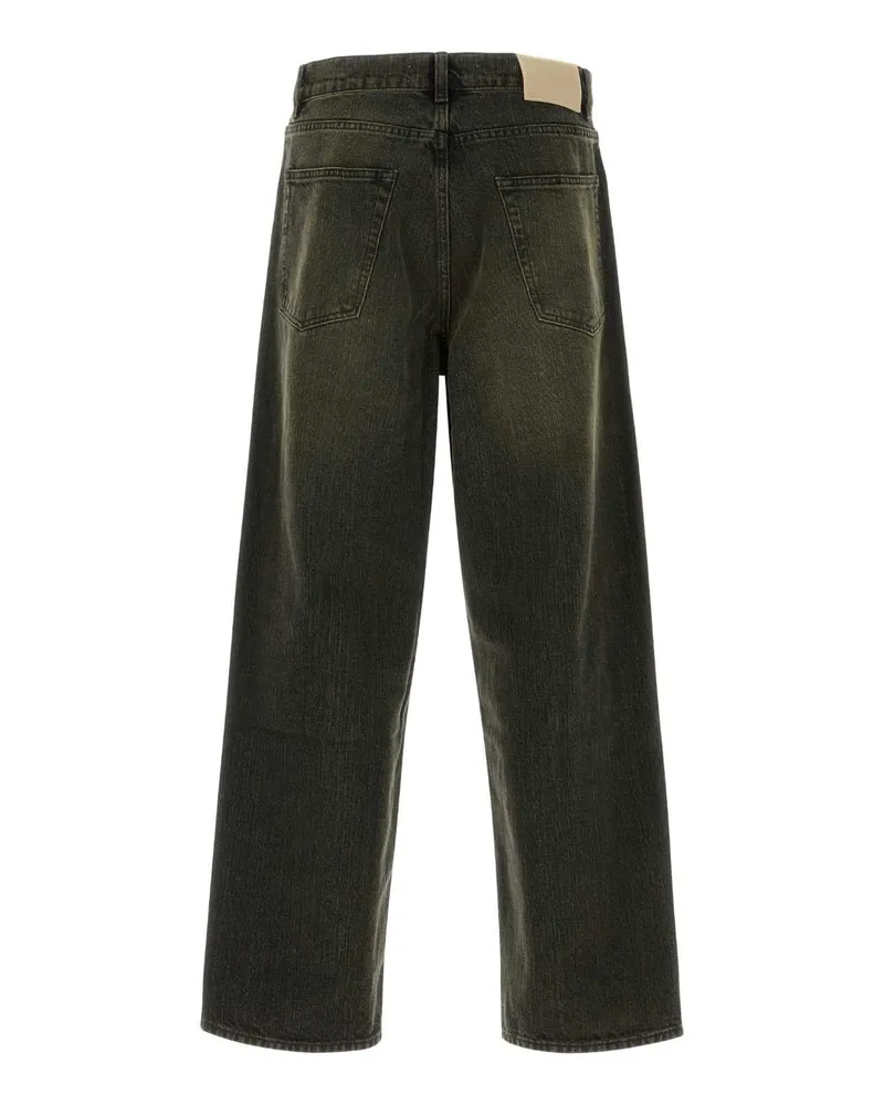 Our Legacy Men's Slate Denim Vast Cut Jeans Blacksandchaintwill Cotton Gray