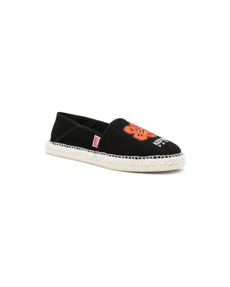 Kenzo Men's Boke Flower Rounded-Toe Espadrilles Aw23 M Black