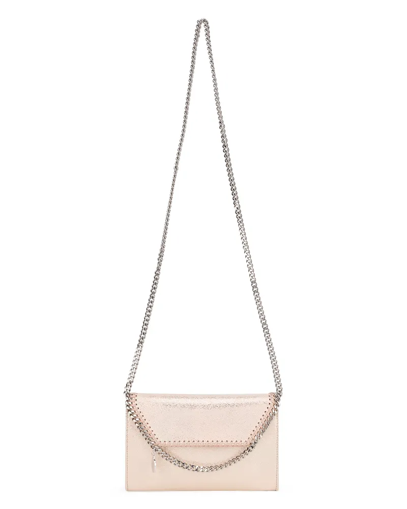 Stella McCartney Women's Shoulder Bag Falabella Shell Pink Polyester Pink