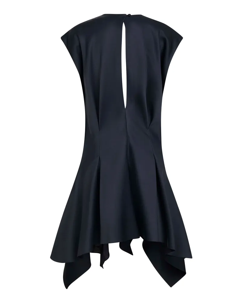 KHAITE Women's Black Viscose Blend Merith Mini Dress Acrylic Black