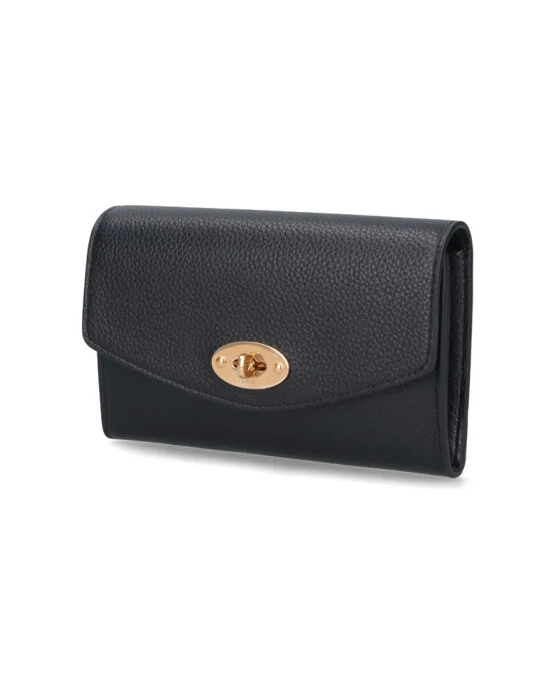 Mulberry Women's Wallets Black Bovine Leather Black